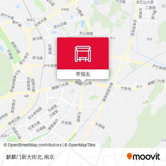 麒麟门新大街北地图