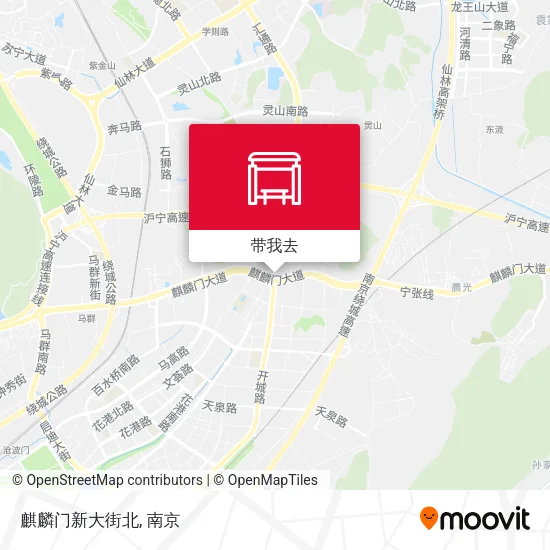 麒麟门新大街北地图