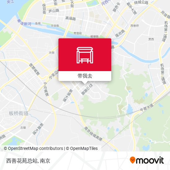 西善花苑总站地图