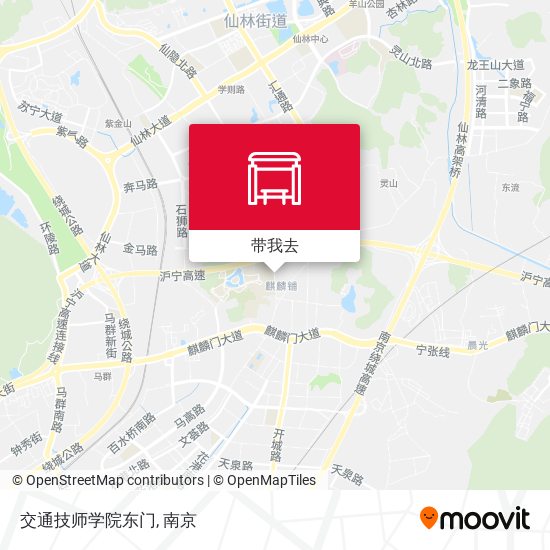 交通技师学院东门地图