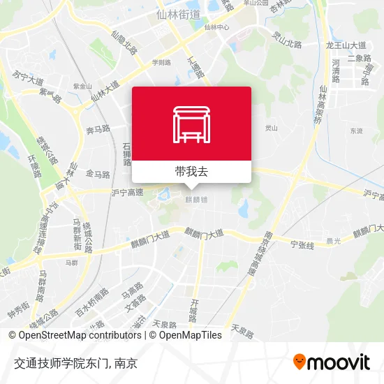 交通技师学院东门地图