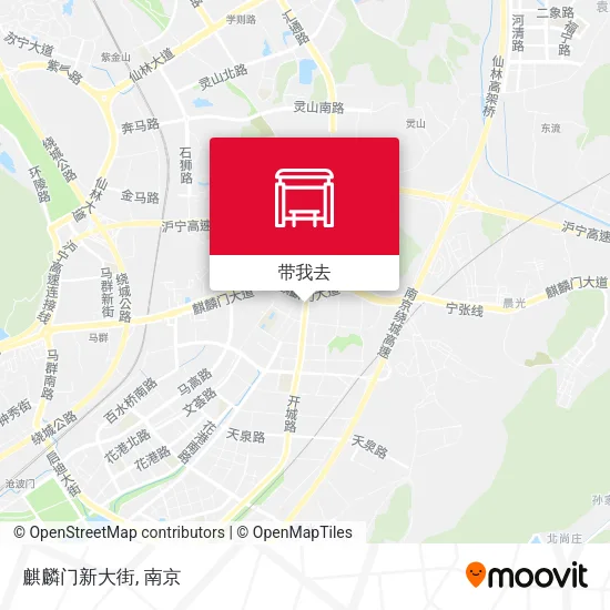 麒麟门新大街地图