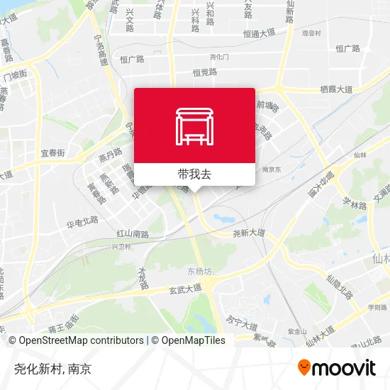 尧化新村地图