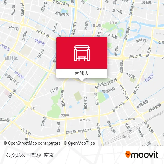 公交总公司驾校地图