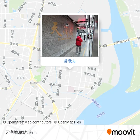 天润城总站地图