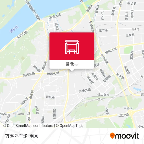 万寿停车场地图