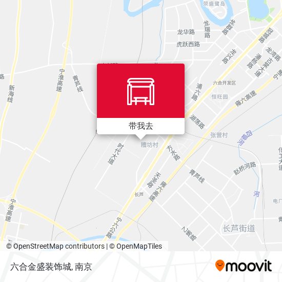 六合金盛装饰城地图