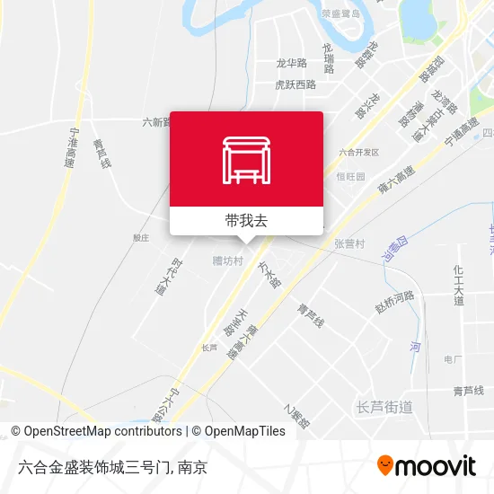 六合金盛装饰城三号门地图