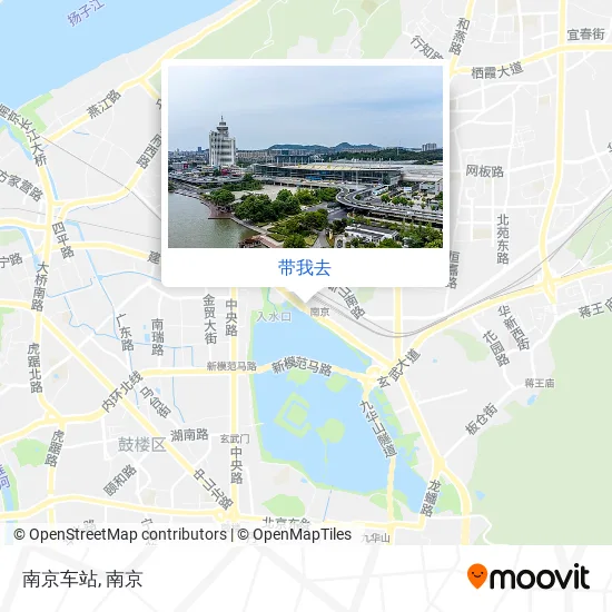 南京车站地图
