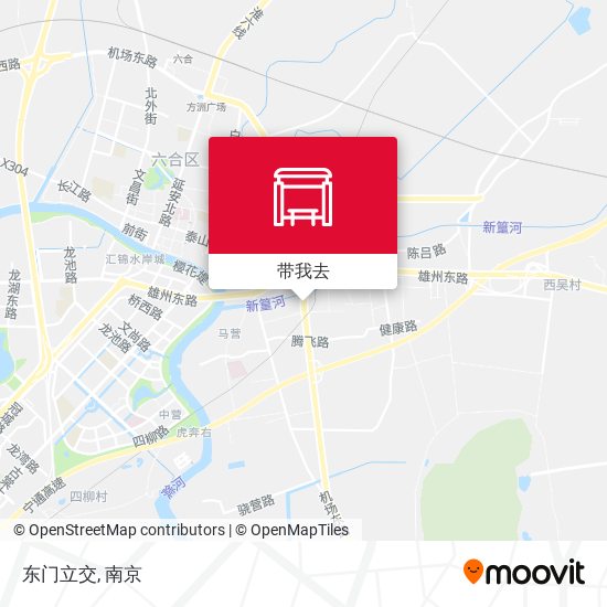 东门立交地图