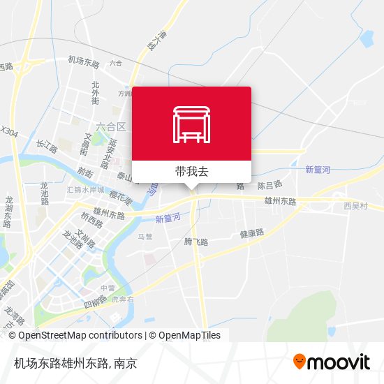 机场东路雄州东路地图