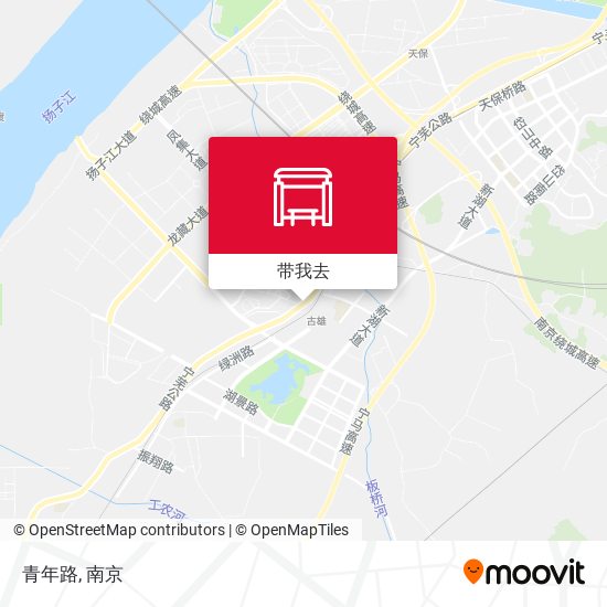 青年路地图