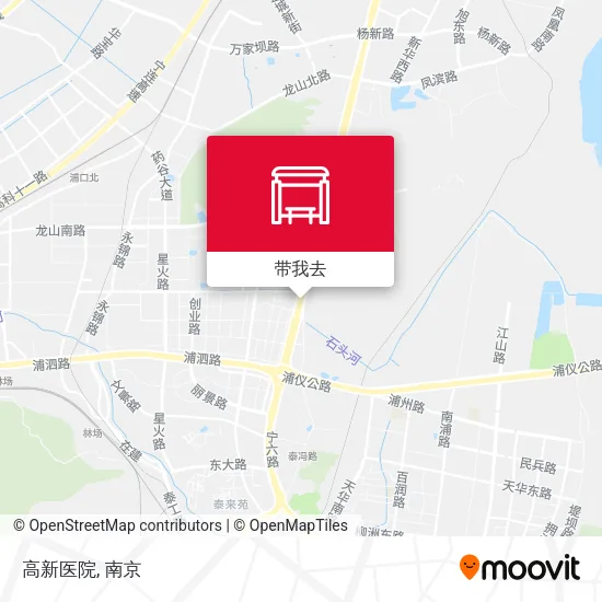 高新医院地图