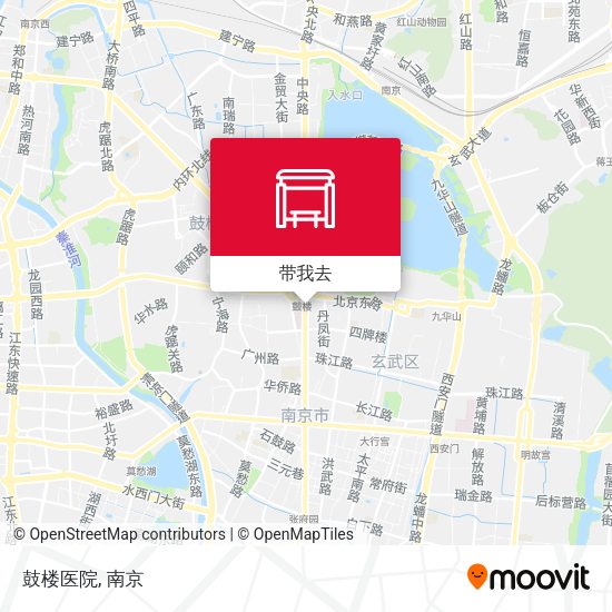 鼓楼医院地图