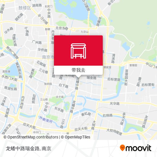 龙蟠中路瑞金路地图