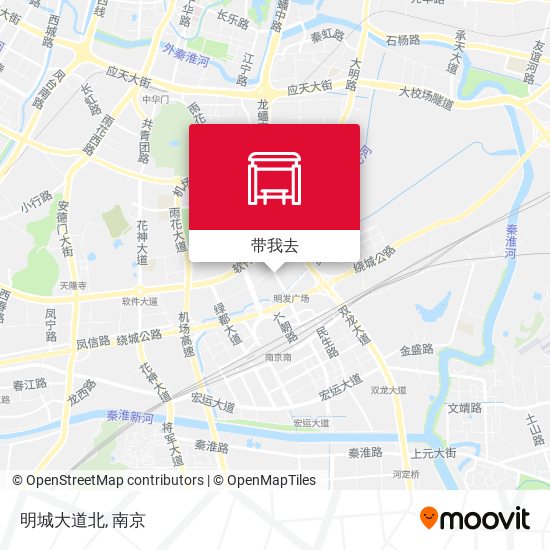 明城大道北地图