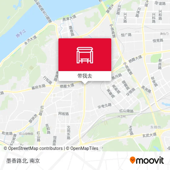 墨香路北地图