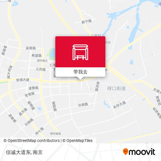 信诚大道东地图