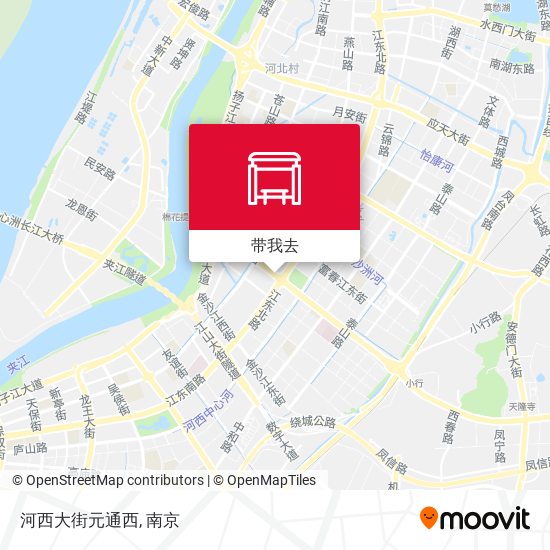 河西大街元通西地图