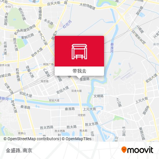 金盛路地图