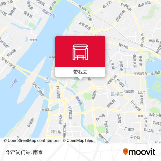华严岗门站地图