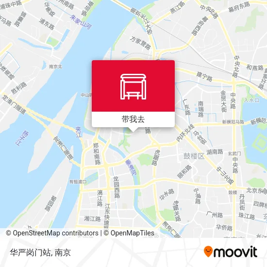 华严岗门站地图