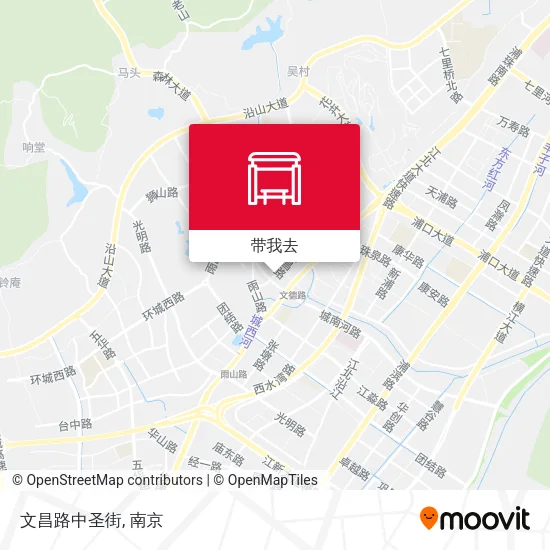 文昌路中圣街地图