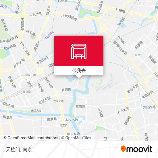 天柱门地图