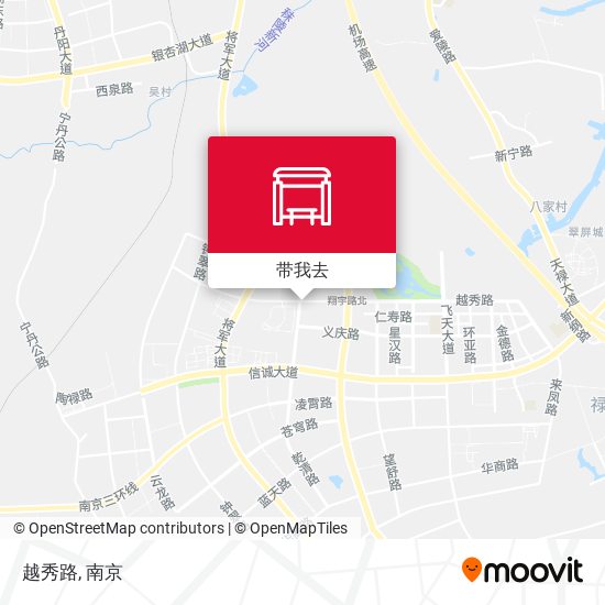 越秀路地图