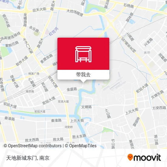 天地新城东门地图