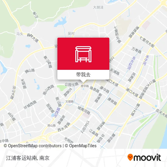 江浦客运站南地图