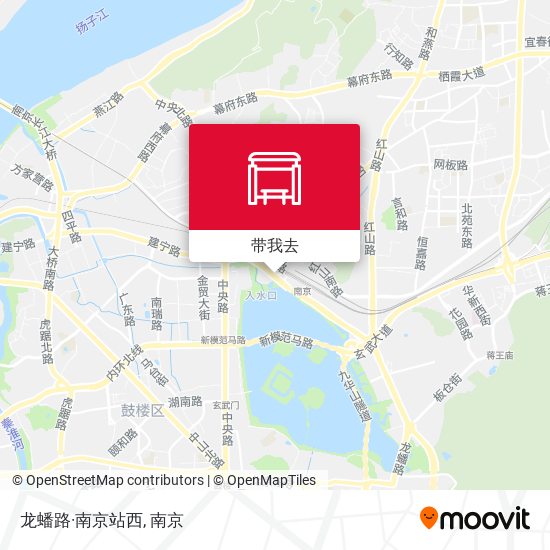 龙蟠路·南京站西地图