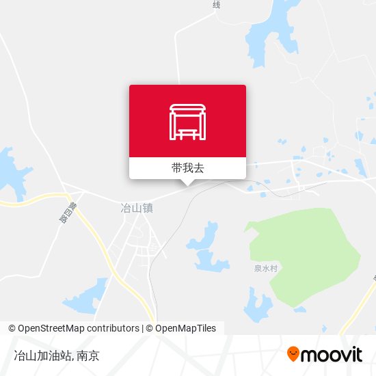 冶山加油站地图