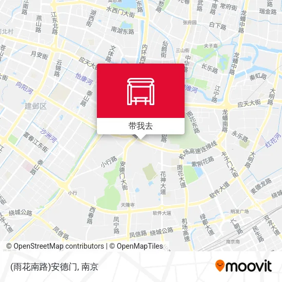 (雨花南路)安德门地图