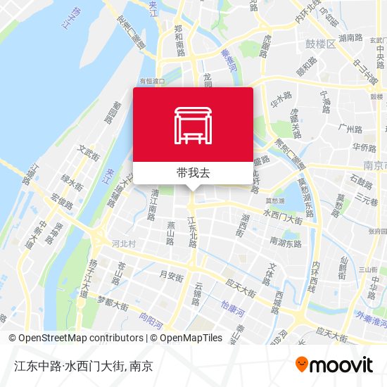 江东中路·水西门大街地图