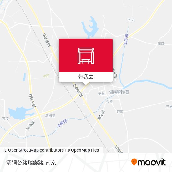 汤铜公路瑞鑫路地图