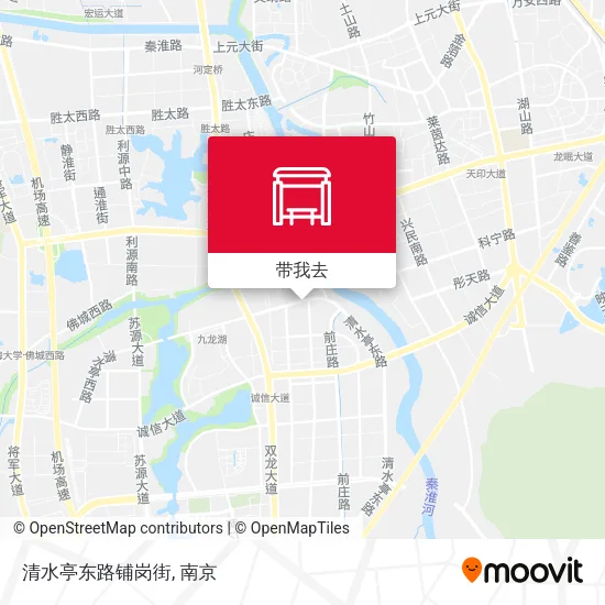 清水亭东路铺岗街地图