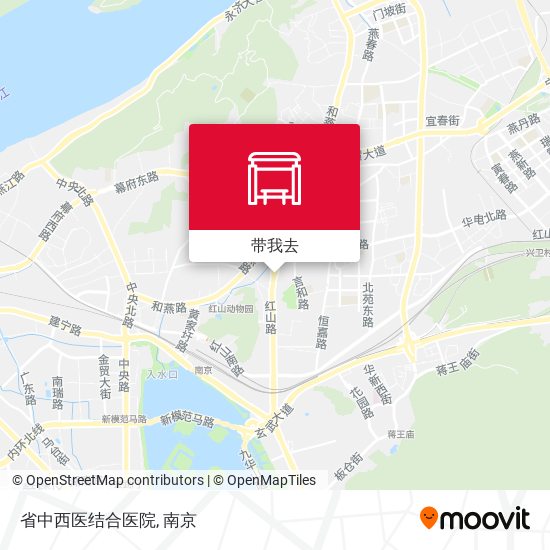 省中西医结合医院地图