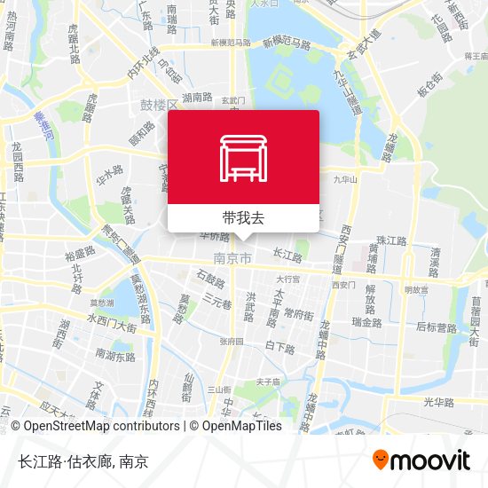 长江路·估衣廊地图