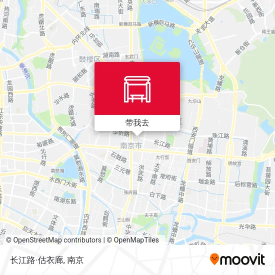 长江路·估衣廊地图