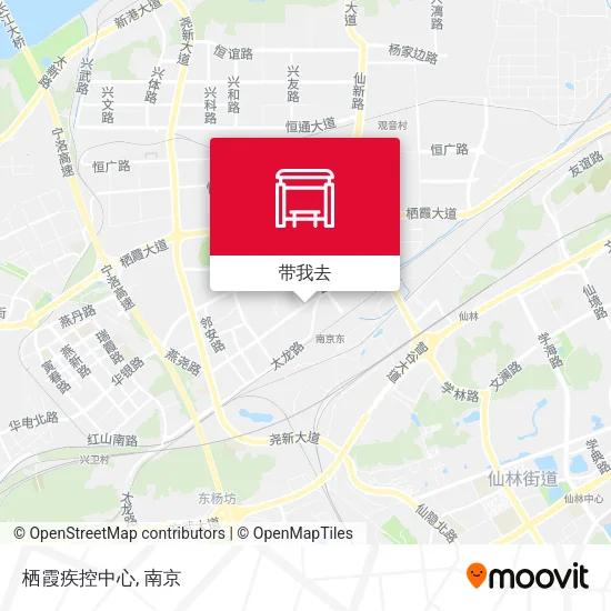 栖霞疾控中心地图