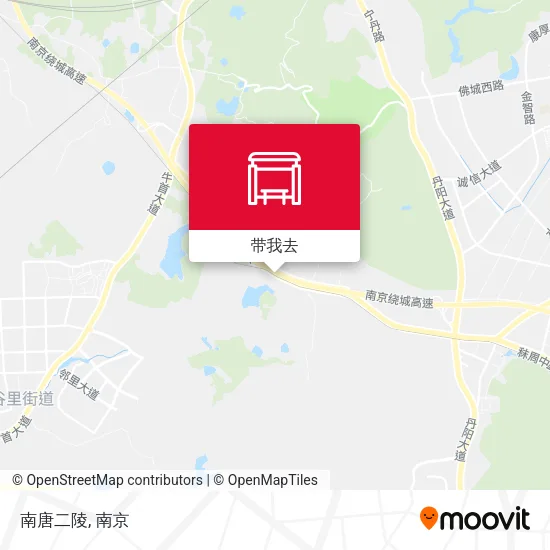 南唐二陵地图