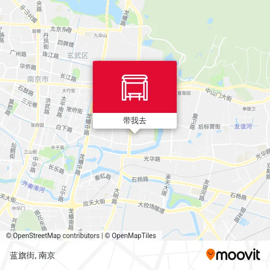 蓝旗街地图