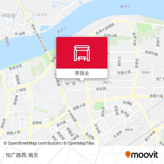 恒广路西地图