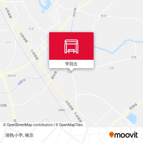 湖熟小学地图