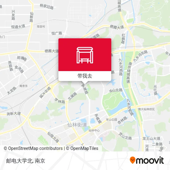 邮电大学北地图