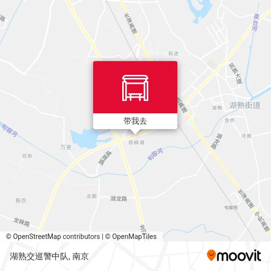 湖熟交巡警中队地图