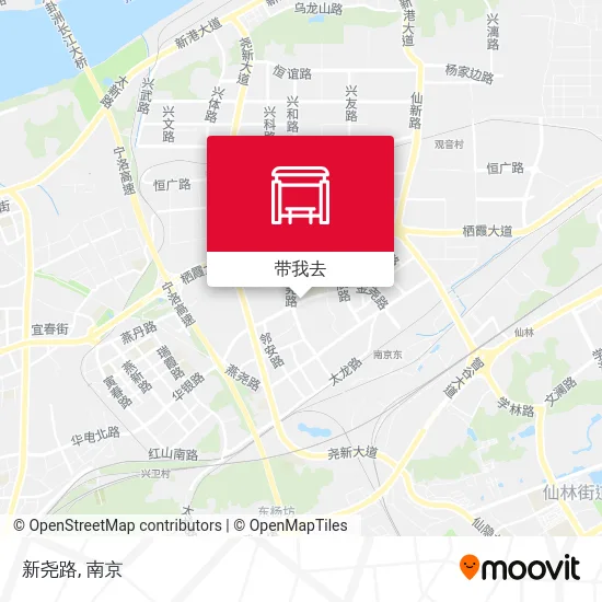 新尧路地图