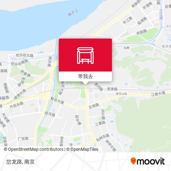 岔龙路地图