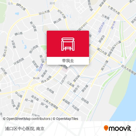 浦口区中心医院地图